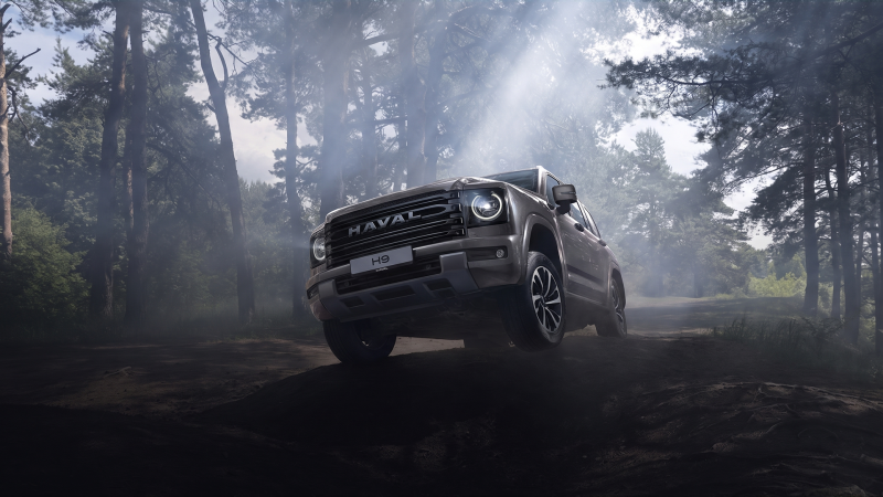 HAVAL H9, Блокировка всех дифференциалов